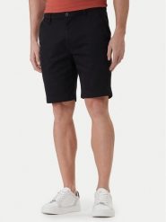 Calvin Klein Szorty materiałowe LV04LF601G Czarny Regular Fit. Czarne szorty męskie Calvin Klein, m, bez wzorów, z bawełny. Za 369.99 zł.