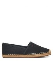 Tommy Hilfiger Espadryle Flag Canvas Espadrille FW0FW08541 Czarny. Czarne espadryle damskie Tommy Hilfiger, bez wzorów, z materiału, bez obcasa, bez zapięcia. Za 169.99 zł.