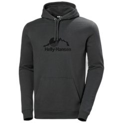 Bluza z kapturem Helly Hansen Nord Graphic. Brązowe bluzy męskie Helly Hansen, m, bez wzorów, z bawełny, z kapturem. Za 365.75 zł.