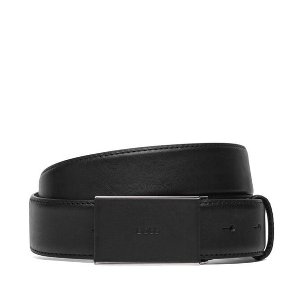 Pasek BOSS. Czarne paski damskie Boss, bez wzorów. Za 424.99 zł.