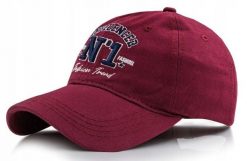 Bawełniana Bejsbolówka (Czapka z Daszkiem) - Pako Jeans - Influencer No. 1, Bordo. Czerwone czapki i kapelusze męskie Pako Jeans, bez wzorów, z bawełny. Za 55.00 zł.