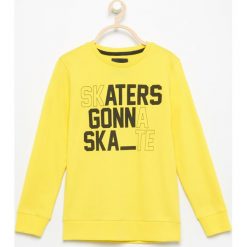 Bluza skaters gonna skate - Żółty. Bluzy dla chłopców Reserved. Za 39.99 zł.