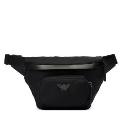 Nerka Emporio Armani. Czarne saszetki męskie Emporio Armani, młodzieżowe, małe. Za 839.99 zł.