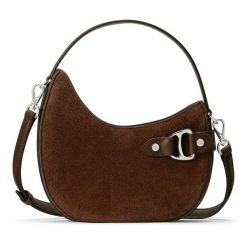 Torebka LAUREN RALPH LAUREN. Brązowe torebki do ręki damskie Lauren Ralph Lauren, bez wzorów, klasyczne, bez dodatków. Za 1,039.00 zł.
