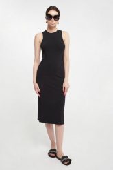 Sukienka midi Astoria WEEKEND MAX MARA. Sukienki damskie Weekend Max Mara, xs, bez wzorów, bez kołnierzyka, bez ramiączek, midi. W wyprzedaży za 824.25 zł.
