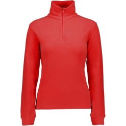 Damski polar CMP. Czerwone bluzy sportowe damskie CMP, bez wzorów, z polaru, bez kaptura, narciarskie. Za 213.50 zł.