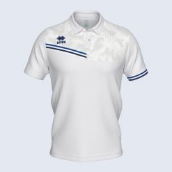 Polo Errea Emir. Białe koszulki polo męskie ERREA, bez wzorów, bez kołnierzyka, bez ramiączek. Za 250.00 zł.