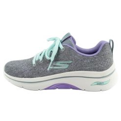 Buty Skechers Go Walk Arch Fit 2.0 125311/GYLV szare. Szare obuwie sportowe damskie bez wzorów, z gumy, trekkingowe. Za 432.01 zł.