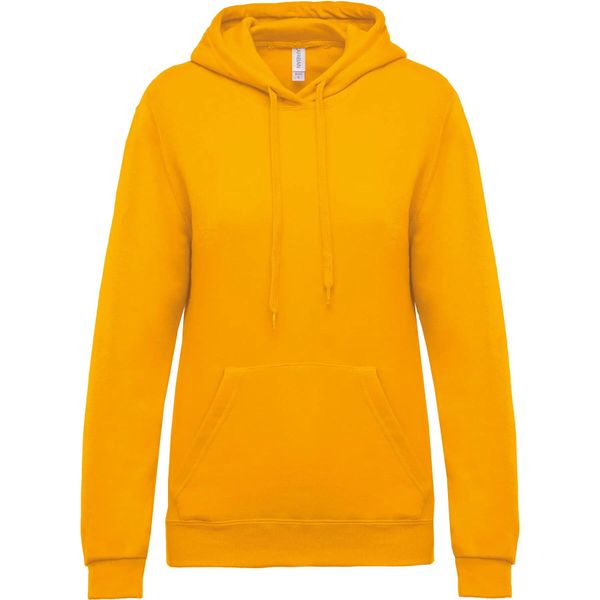 Damska bluza z kapturem Kariban. Żółte bluzy damskie KARIBAN, xl, bez wzorów, z bawełny, z kapturem. Za 129.50 zł.