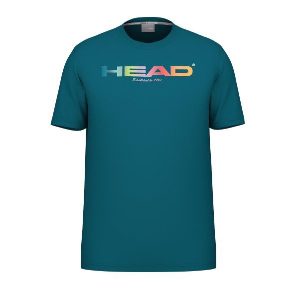 Koszulka Head Rainbow. Niebieskie koszulki sportowe męskie Head, xl, bez wzorów, bez kołnierzyka, bez ramiączek, tenisowe. W wyprzedaży za 153.00 zł.