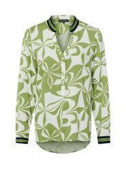 Franco Callegari Bluzka damska tunika Kobiety wiskoza wielokolorowy|zielony wzorzysty, 40. Zielone tuniki damskie Franco Callegari, bez wzorów, z wiskozy, eleganckie, bez kołnierzyka, bez ramiączek. Za 229.95 zł.