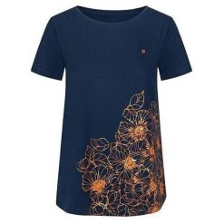 T-shirt damski Loap Abana niebieski. Brązowe t-shirty damskie LOOP, bez wzorów, z bawełny, sportowe, bez kołnierzyka. Za 52.86 zł.