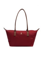 Tommy Hilfiger Torebka Popette East West Tote AW0AW19211 Czerwony. Czerwone torebki do ręki damskie Tommy Hilfiger, bez wzorów, z materiału, bez dodatków. Za 409.99 zł.