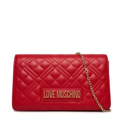 Torebka LOVE MOSCHINO. Czerwone torebki do ręki damskie Love Moschino, bez wzorów, wizytowe, bez dodatków. Za 639.99 zł.