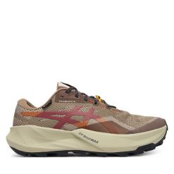 Buty do biegania Asics. Brązowe buty sportowe męskie Asics, bez zapięcia, do biegania. Za 759.99 zł.