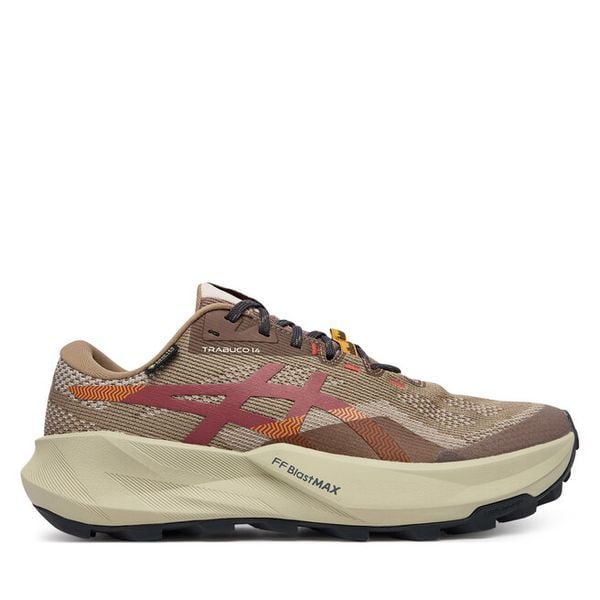 Buty do biegania Asics. Brązowe buty sportowe męskie Asics, bez zapięcia, do biegania. Za 759.99 zł.
