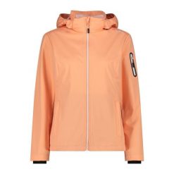 Kurtka damska turystyczna CMP 39A5016. Brązowe kurtki sportowe damskie CMP, l, bez wzorów, z softshellu, z kapturem, trekkingowe. Za 299.99 zł.