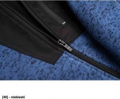 CERVA Sweter męski CERVA Stirling Stretch z suwakiem, kieszeniami bocznymi i napiersiową, odblaskowy, dziany, trykotowy - niebieski 4XL. Niebieskie bluzy męskie CERVA, m, bez wzorów, bez kaptura. Za 120.45 zł.