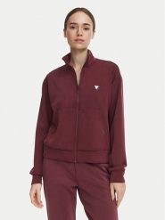 Guess Bluza V6YQ17 K4313 Bordowy Regular Fit. Czerwone bluzy damskie Guess, m, z aplikacjami, z syntetyku, bez kaptura. Za 394.99 zł.