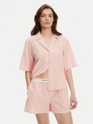 Tommy Hilfiger Piżama UW0UW05799 Pomarańczowy Regular Fit. Brązowe piżamy damskie Tommy Hilfiger, m, bez wzorów, z bawełny, bez ramiączek. Za 239.99 zł.