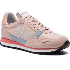 Sneakersy EMPORIO ARMANI - X3X058 XL481 N805 Nude/Sky/Peach/Silve. Półbuty damskie marki Emporio Armani. Za 719.00 zł.