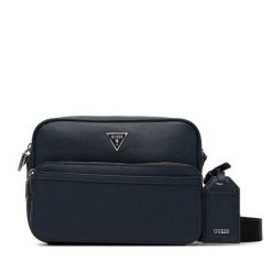 Saszetka Guess. Niebieskie saszetki męskie Guess, młodzieżowe, małe. Za 414.99 zł.