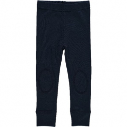 Legginsy "Willow" w kolorze granatowym. Niebieskie legginsy dla dziewczynek Name it Baby, z wełny. W wyprzedaży za 49.95 zł.