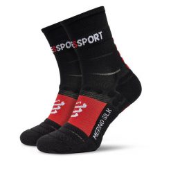 Skarpety długie Compressport. Czarne skarpety damskie Compressport, bez wzorów. Za 99.99 zł.