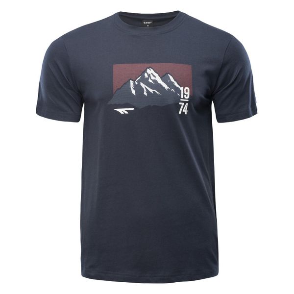 Męska Koszulka Z Krótkim Rękawem Rawal. Niebieskie koszulki sportowe męskie Hi-tec, m, bez wzorów, bez kołnierzyka, bez ramiączek, trekkingowe. Za 71.99 zł.