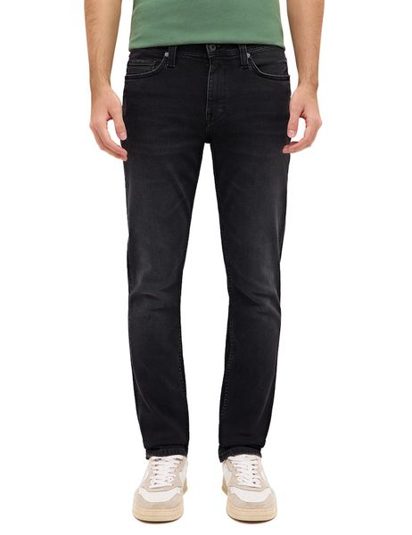 Męskie Spodnie jeansowe Mustang Style Vegas Slim Denim Black 1016312 4000 883. Czarne spodnie materiałowe męskie Mustang, l, bez wzorów, z denimu. Za 209.99 zł.
