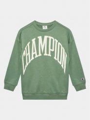 Champion Bluza 306359 Zielony Regular Fit. Zielone bluzy dla chłopców Champion, bez wzorów, z syntetyku, bez ramiączek, bez kaptura. Za 199.99 zł.