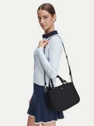 Lacoste Torebka NF5237DJ Czarny. Czarne torebki do ręki damskie Lacoste, bez wzorów, ze skóry, bez dodatków. Za 594.99 zł.