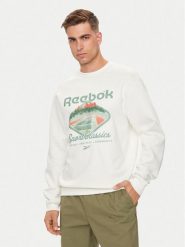 Reebok Bluza Classic Court Sport 100075742 Biały Regular Fit. Białe bluzy męskie Reebok, m, bez wzorów, z bawełny, bez kaptura. Za 229.99 zł.