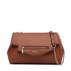 Torebka Guess. Brązowe torebki do ręki damskie Guess, z aplikacjami, klasyczne, bez dodatków. Za 584.99 zł.