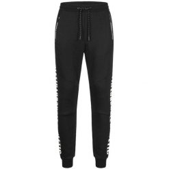 Spodnie do biegania Lonsdale Alston. Czarne eleganckie spodnie męskie Lonsdale, s, bez wzorów, z dresówki. Za 188.00 zł.