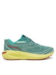 Merrell Buty do biegania Morphlite J068379 Zielony. Zielone buty sportowe męskie Merrell, z materiału, bez zapięcia, do biegania. Za 349.99 zł.