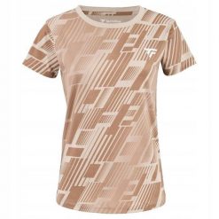 Damska koszulka tenisowa Tecnifibre X-Loop T-Shirt. Brązowe t-shirty damskie TECNIFIBRE, bez wzorów, sportowe, bez kołnierzyka. Za 209.99 zł.