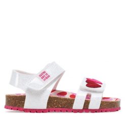 Sandały Agatha Ruiz de la Prada. Białe sandały dziewczęce Agatha Ruiz de la Prada, bez zapięcia. Za 129.99 zł.