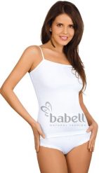 Babell Koszulka Damska Nata Biały r. S. Białe t-shirty damskie Babell, s, bez wzorów, bez kołnierzyka. Za 25.92 zł.