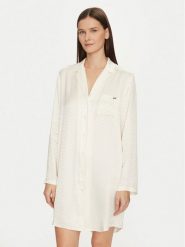 BOSS Koszula nocna 50535756 Biały Regular Fit. Białe koszule nocne damskie Boss, xs, bez wzorów, z wiskozy, bez ramiączek. Za 259.99 zł.