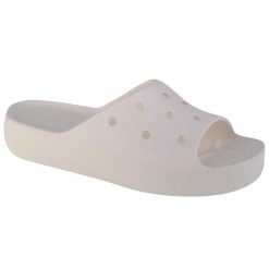 Klapki damskie Crocs Classic Platform Slide. Białe klapki damskie Crocs, bez wzorów, z gumy. Za 277.00 zł.