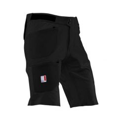 Spodenki rowerowe LEATT Shorts MTB AllMtn 3.0. Czarne szorty męskie LEATT, l, bez wzorów, z materiału. Za 604.70 zł.