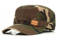 Czapka z Daszkiem - Zielone Moro - Patrolówka - Pako Jeans. Zielone czapki i kapelusze męskie Pako Jeans, na lato, bez wzorów, z bawełny. Za 49.99 zł.