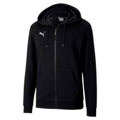 Bluza z kapturem Puma team Goal 23 Casuals. Czarne bluzy męskie Puma, s, bez wzorów, z kapturem, na fitness i siłownię. Za 186.99 zł.