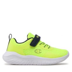 Sneakersy Champion. Żółte półbuty chłopięce Champion, bez wzorów, bez zapięcia. Za 69.99 zł.