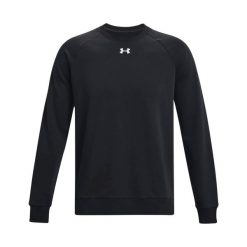 Bluzy treningowa męska Under Armour Ua Rival Fleece Crew. Czarne bluzy męskie Under Armour, l, bez wzorów, bez kaptura. W wyprzedaży za 203.45 zł.