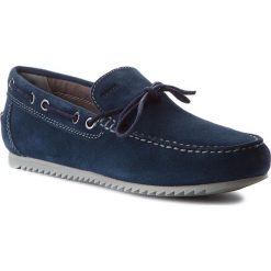 Mokasyny GEOX - U Shark A U82Q5A 00022 C4000 Blue. Niebieskie mokasyny męskie Geox, z materiału. W wyprzedaży za 269.00 zł.