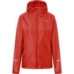Kurtka przeciwdeszczowa Rainer Lady. Czerwone kurtki sportowe damskie Viking, bez wzorów, bez kaptura, trekkingowe. Za 181.99 zł.