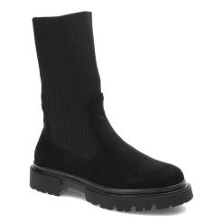 Czarne Botki Filippo Modne Jesienne Buty Damskie. Czarne botki damskie Filippo, na jesień, sportowe, bez obcasa, na obcasie, bez zapięcia. Za 209.00 zł.