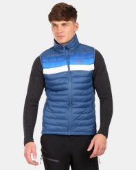 Kurtka puchowa bez rękawów Kilpi Kenai. Niebieskie kurtki sportowe męskie Kilpi, m, bez wzorów, z materiału, trekkingowe. Za 344.50 zł.